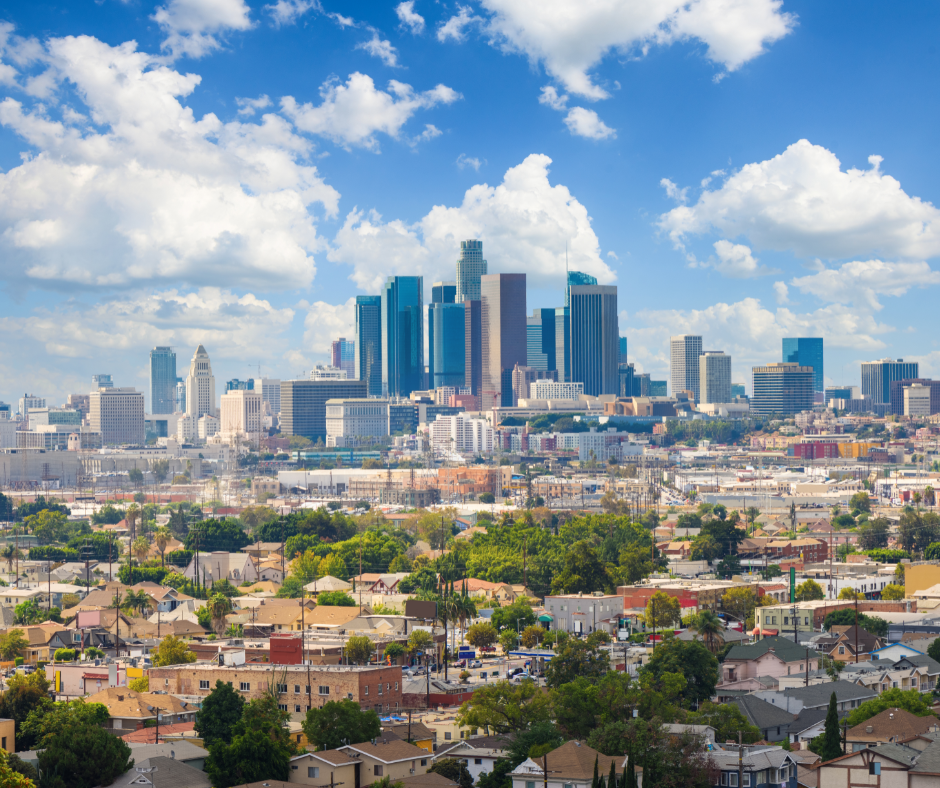 Los Angeles city skyline