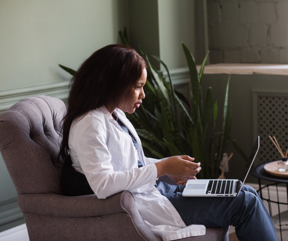 doctor on a zoom call