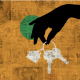 cartoon hand holding keys