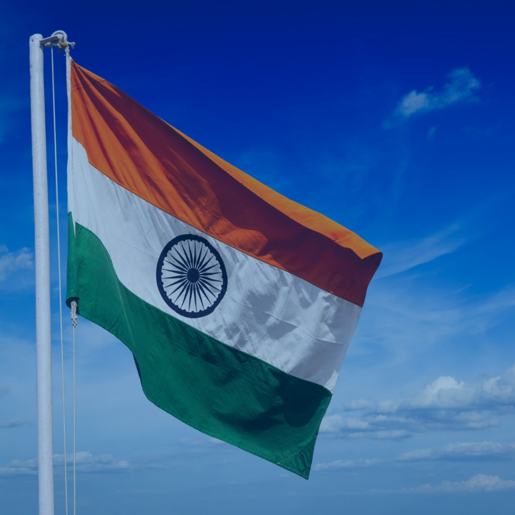 flag on a flag pole