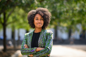 professional headshot of Ellora Derenoncourt