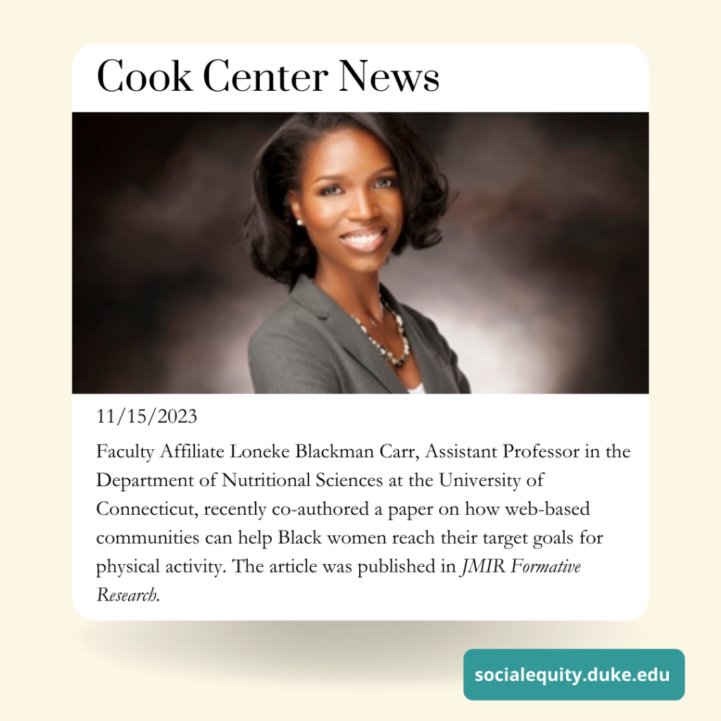 Professional headshot featuring Faculty Affiliate Loneke Blackman Carr