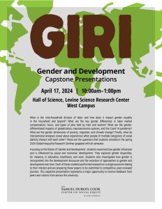 The program for the GIRI capstone.